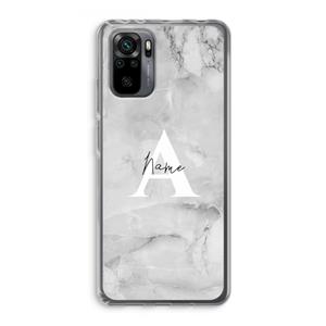 CaseCompany Ivory Marble: Xiaomi Redmi Note 10 Pro Transparant Hoesje