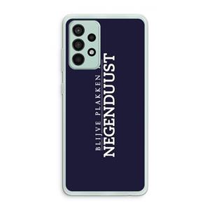 CaseCompany Blijve plakken in Negenduust: Samsung Galaxy A52s 5G Transparant Hoesje