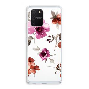CaseCompany Geschilderde bloemen: Samsung Galaxy S10 Lite Transparant Hoesje