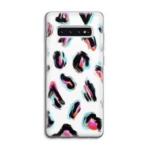 CaseCompany Cheetah color: Samsung Galaxy S10 4G Transparant Hoesje