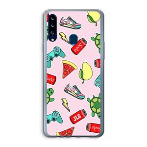 CaseCompany Things Jamie Loves: Samsung Galaxy A20s Transparant Hoesje