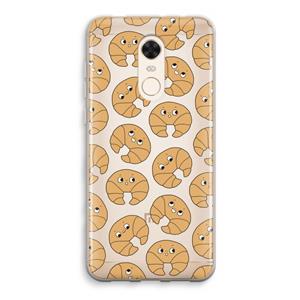 CaseCompany Croissant: Xiaomi Redmi 5 Transparant Hoesje