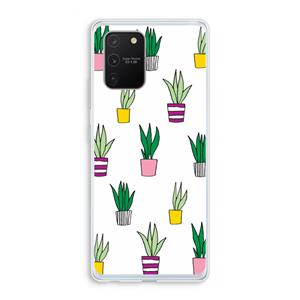 CaseCompany Sanseveria: Samsung Galaxy S10 Lite Transparant Hoesje