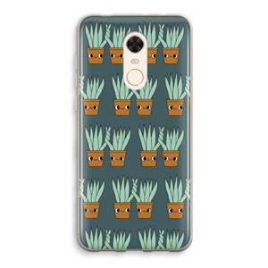 CaseCompany Sansevieria: Xiaomi Redmi 5 Transparant Hoesje