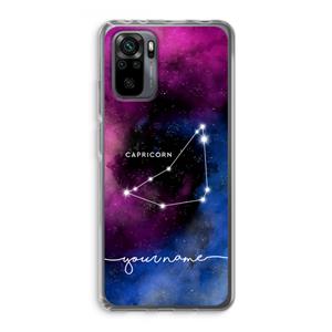 CaseCompany Sterrenbeeld - Donker: Xiaomi Redmi Note 10 Pro Transparant Hoesje