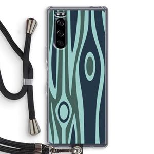 CaseCompany Bast B: Sony Xperia 5 Transparant Hoesje met koord