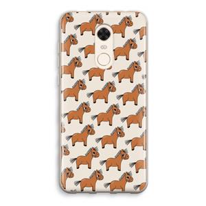 CaseCompany Pony: Xiaomi Redmi 5 Transparant Hoesje