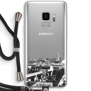CaseCompany Marrakech Skyline : Samsung Galaxy S9 Transparant Hoesje met koord