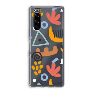 CaseCompany Abstract: Sony Xperia 5 Transparant Hoesje