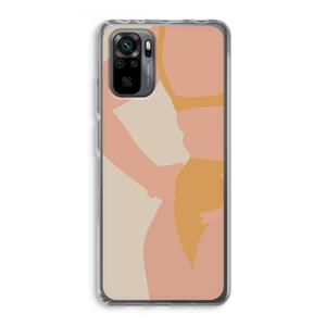 CaseCompany Bikini body: Xiaomi Redmi Note 10 Pro Transparant Hoesje