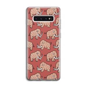 CaseCompany Mammoet: Samsung Galaxy S10 4G Transparant Hoesje