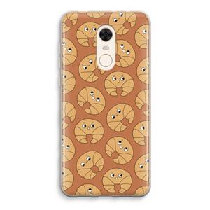 CaseCompany Croissant: Xiaomi Redmi 5 Transparant Hoesje