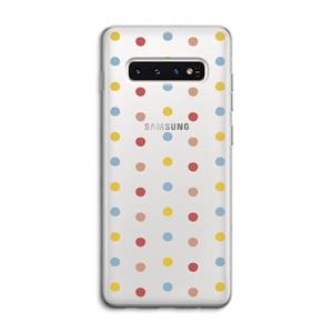 CaseCompany Bollen: Samsung Galaxy S10 4G Transparant Hoesje