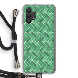 CaseCompany Moroccan tiles 2: Samsung Galaxy A32 5G Transparant Hoesje met koord