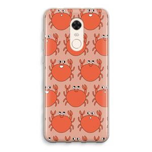 CaseCompany Krab: Xiaomi Redmi 5 Transparant Hoesje