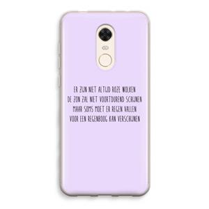 CaseCompany Regenboog: Xiaomi Redmi 5 Transparant Hoesje