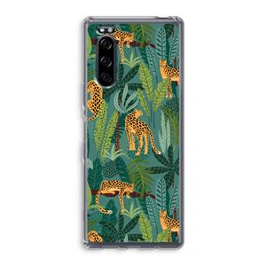 CaseCompany Luipaard 2: Sony Xperia 5 Transparant Hoesje