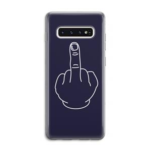 CaseCompany F**k U: Samsung Galaxy S10 4G Transparant Hoesje