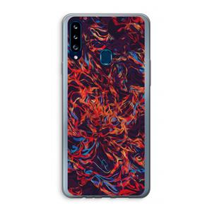 CaseCompany Lucifer: Samsung Galaxy A20s Transparant Hoesje