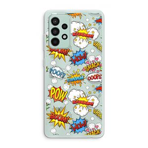 CaseCompany Pow Smack: Samsung Galaxy A52s 5G Transparant Hoesje