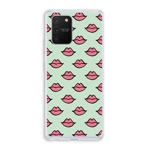 CaseCompany Lipjes: Samsung Galaxy S10 Lite Transparant Hoesje