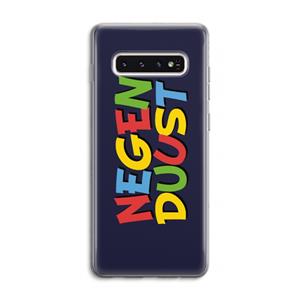 CaseCompany 90's One: Samsung Galaxy S10 4G Transparant Hoesje
