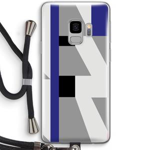 CaseCompany Gestalte 2: Samsung Galaxy S9 Transparant Hoesje met koord