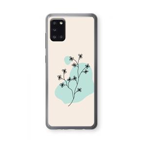 CaseCompany Love your petals: Samsung Galaxy A31 Transparant Hoesje