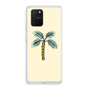 CaseCompany Palmboom: Samsung Galaxy S10 Lite Transparant Hoesje