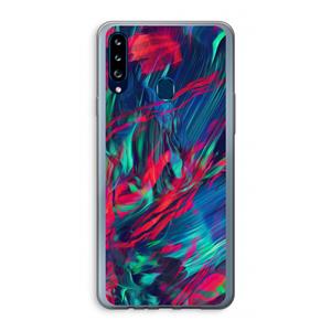 CaseCompany Pilgrims Of The Sea: Samsung Galaxy A20s Transparant Hoesje