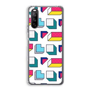 CaseCompany 8-bit N°7: Sony Xperia 10 III Transparant Hoesje