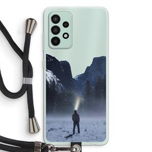 CaseCompany Wanderlust: Samsung Galaxy A52s 5G Transparant Hoesje met koord