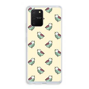 CaseCompany Vogeltjes: Samsung Galaxy S10 Lite Transparant Hoesje