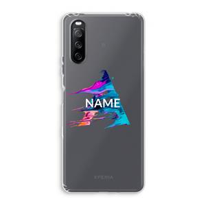 CaseCompany Abstract Spectrum: Sony Xperia 10 III Transparant Hoesje