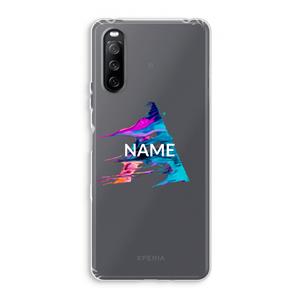 CaseCompany Abstract Spectrum: Sony Xperia 10 III Transparant Hoesje