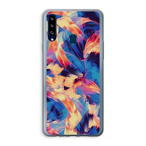CaseCompany Tuesday Night: Samsung Galaxy A20s Transparant Hoesje