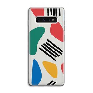 CaseCompany Illustratieve pop 1: Samsung Galaxy S10 4G Transparant Hoesje
