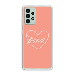 CaseCompany Friends heart: Samsung Galaxy A52s 5G Transparant Hoesje