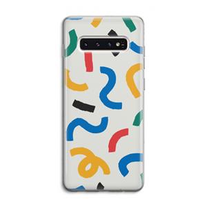 CaseCompany Illustratieve pop 2: Samsung Galaxy S10 4G Transparant Hoesje