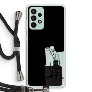 CaseCompany Musketon Painter: Samsung Galaxy A52s 5G Transparant Hoesje met koord