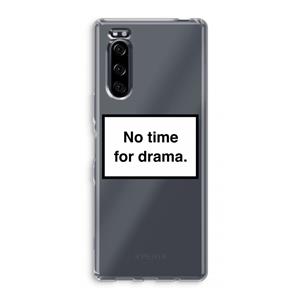 CaseCompany No drama: Sony Xperia 5 Transparant Hoesje