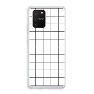 CaseCompany Rooster: Samsung Galaxy S10 Lite Transparant Hoesje