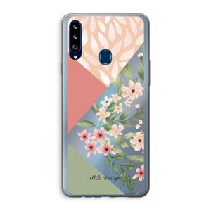 CaseCompany Sweet heaven geometrics: Samsung Galaxy A20s Transparant Hoesje