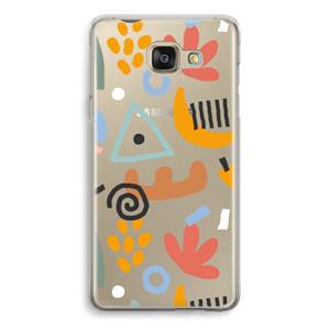 CaseCompany Abstract: Samsung Galaxy A5 (2016) Transparant Hoesje