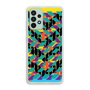 CaseCompany Skew Bee 1: Samsung Galaxy A52s 5G Transparant Hoesje