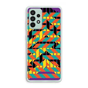 CaseCompany Skew Bee 2: Samsung Galaxy A52s 5G Transparant Hoesje