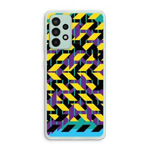 CaseCompany Skew Bee 3: Samsung Galaxy A52s 5G Transparant Hoesje