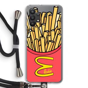CaseCompany McElodie: Samsung Galaxy A32 5G Transparant Hoesje met koord