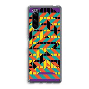 CaseCompany Skew Bee 2: Sony Xperia 5 Transparant Hoesje