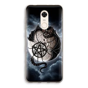 CaseCompany Volle maan: Xiaomi Redmi 5 Transparant Hoesje